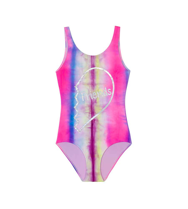 Tie Dye Friends Girls One Piece By Pilyq Kayokoko Swimwear Usa