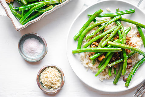 Oven-Roasted Green Beans with Garlic