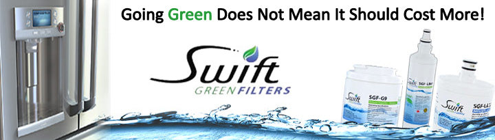 Swift Green Fridge Filters Banner