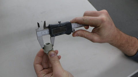 measuring OD of thread