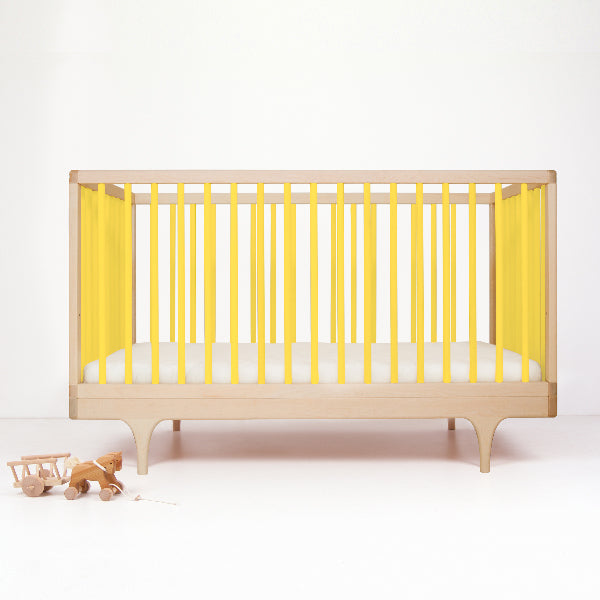 yellow crib