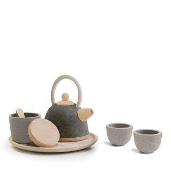 plan toys wooden tea set