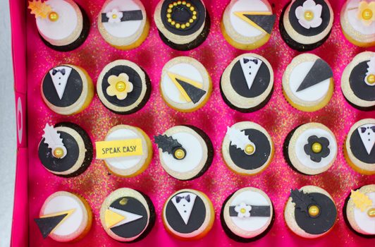 Great Gatsby Bespoke Mini Cupcakes