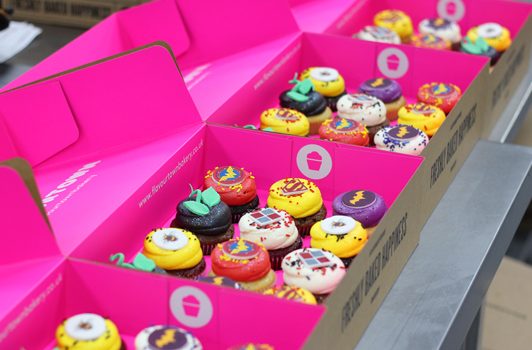 Bespoke Superhero Cupcakes Hit London