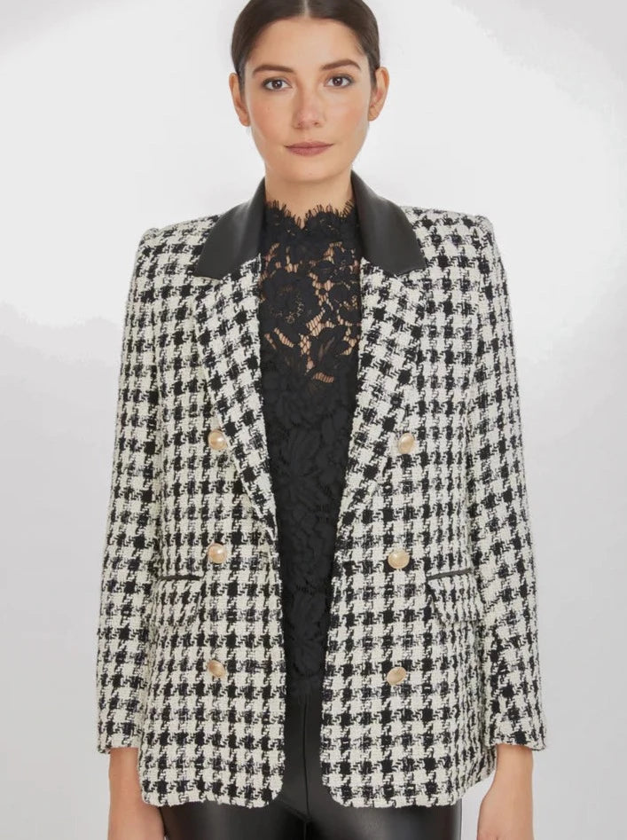 Generation Love Cassidy Houndstooth Blazer- Size XS Available