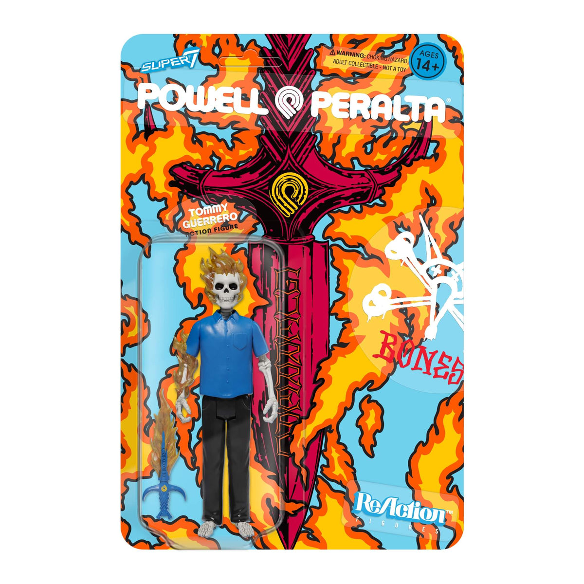 Powell-Peralta ReAction Figure Wave 1 - Tommy Guerrero Flaming Dagger