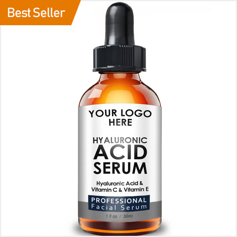 private label skin care cosmetic hyaluronic acid serum