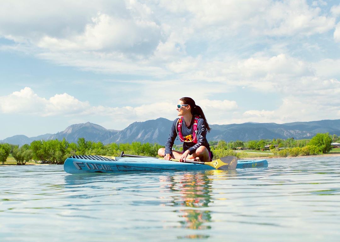 Paddleboarding in Boulder, CO