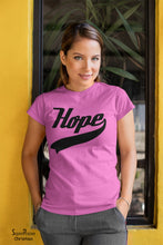 Christian Women T Shirt Hope Banner Slogan