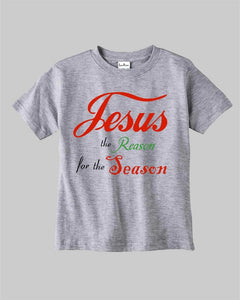 Jesus The Reason For the Season Christmas Christian Kids T shirt