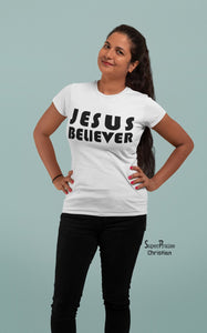 Christian T Shirt Jesus Believer Faith