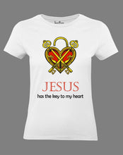 Christian Women T Shirt Jesus Has the Key