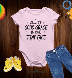 All Of Gods Grace in One Tiny Face Costume Baby Bodysuit