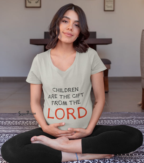 Children Are a Gift From The Lord Maternity T Shirt