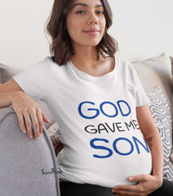 God Gave Me Son Maternity T Shirt