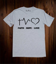 Hope Faith Love Christian T Shirt