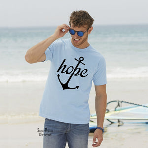 Hope Anchor Religious Bible Christian T-shirt - ayushmaneasyclinic