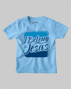 I Belong to Jesus Christ Faith Bible Verse Christian Kids T Shirt