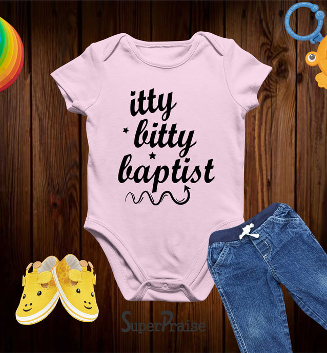 Itty Bitty Baptist Christian Baby Bodysuit