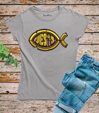 Jesus Fish Symbol Christian T Shirt