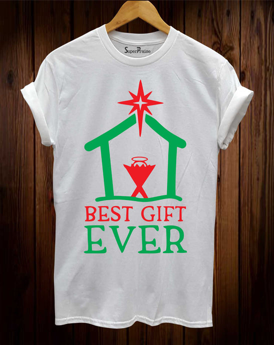 Christmas T Shirt Best Gift Ever Adult Ladies and Kids Tee tshirt