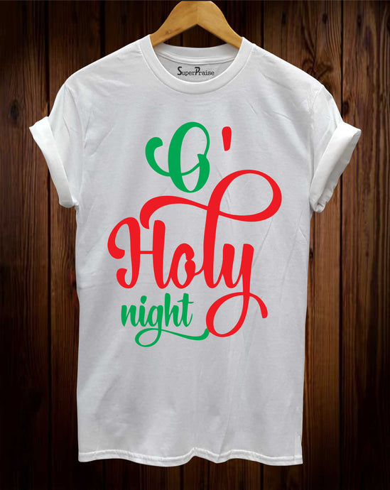 Christmas T Shirt Holy Night Adult Ladies and Kids Tee tshirt