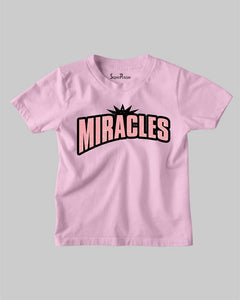 Miracles Beautiful Blessings Jesus Christian Kids t Shirt