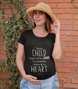 The Prayer Answered Pregnancy T Shirt