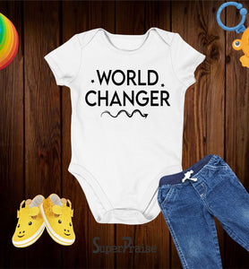 World Changer Faith Jesus Baby Bodysuit