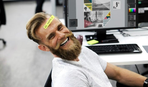 Guy with beard smiling