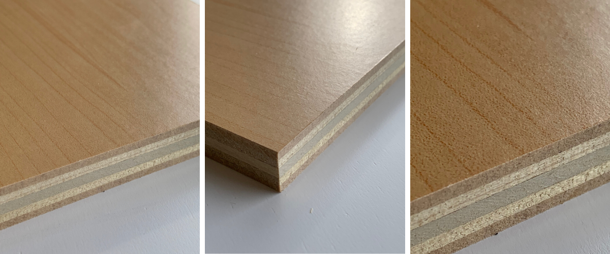 Series of three photos displaying a wooden corner with varying shadow lengths.