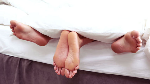 Couple Bed Masturbating