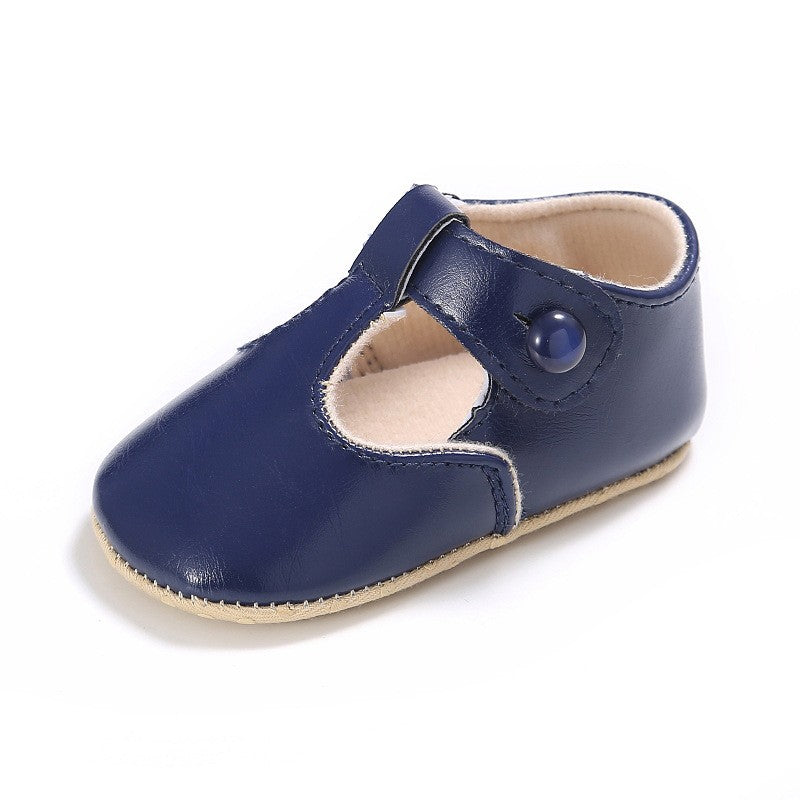 navy blue baby shoes