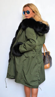 mountainviewsimmentals Women's Thicken Warm Casual Long Winter Faux Fur Hooded Plus Size Parka OverCoat Jacket Coat Plus Size S M L XL XXL 3XL