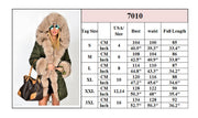 mountainviewsimmentals Thickened Warm Milk Beige Faux Fur Casual Parka Fashion Luxury Women Hooded Long Winter Jacket Overcoat EU SIZE S-2XL-3XL