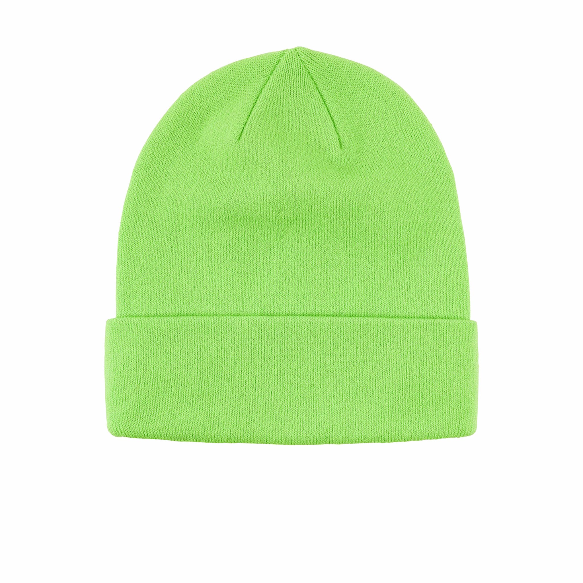 Stüssy Crown Jacquard Cuff Beanie (Safety Green)