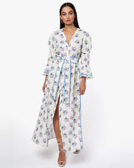 Meredith Dress - Rose Blue