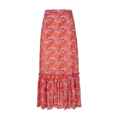 Romy Skirt - Bloom Red
