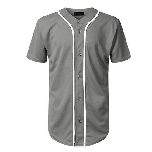 button up baseball jersey