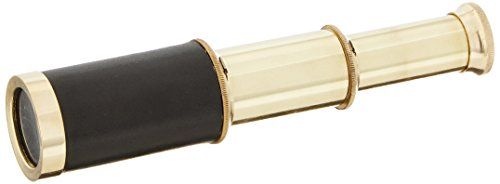Details about   Brass Spyglass Telescope 6 inch Lather  Bounded Maritime ~Telesope 3 Fold 
