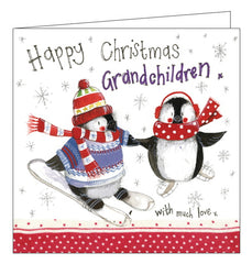 Alex Clark grandchildren Christmas card Nickery Nook
