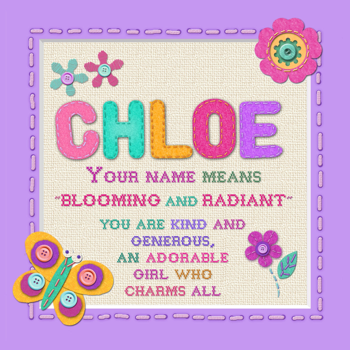 Heartfelt Names Chloe Nickery Nook 4562