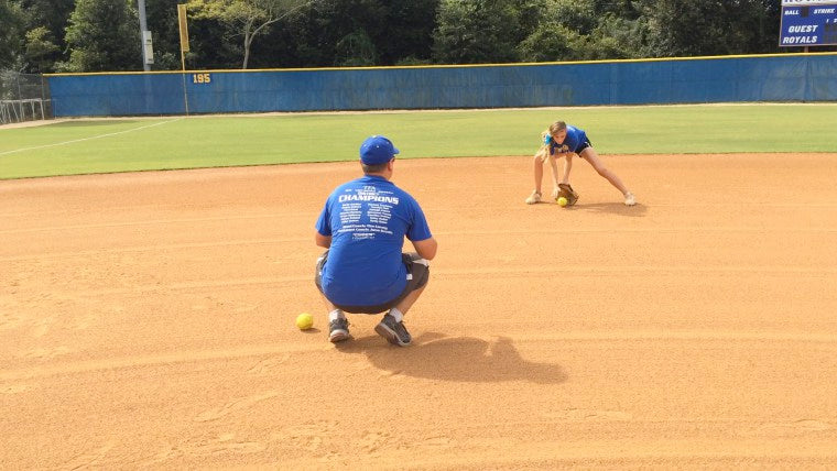 indoor fastpitch softball drills infielders