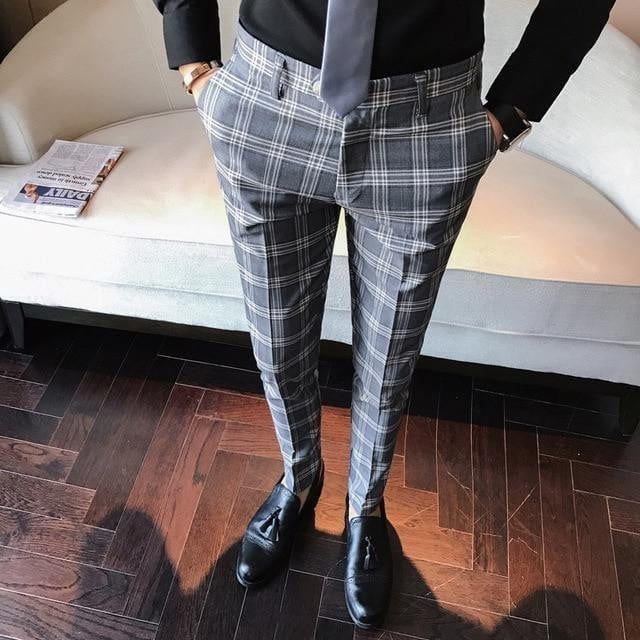 mens dress plaid pants