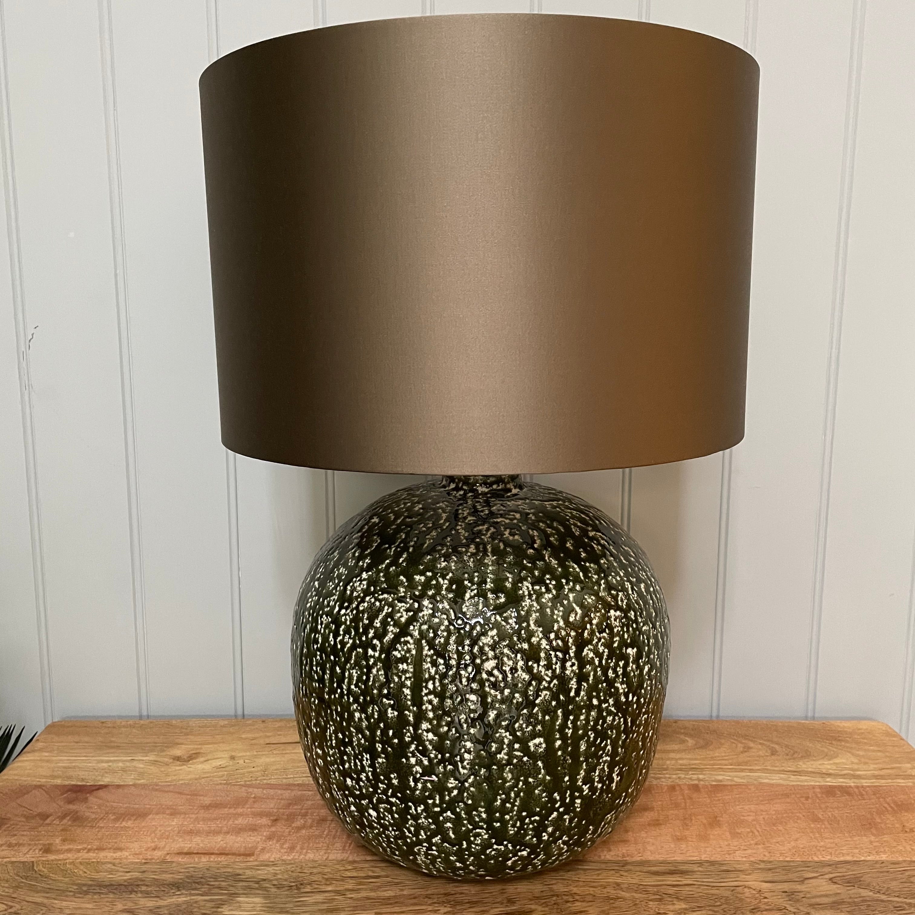 Organic Squash Green Table Lamp