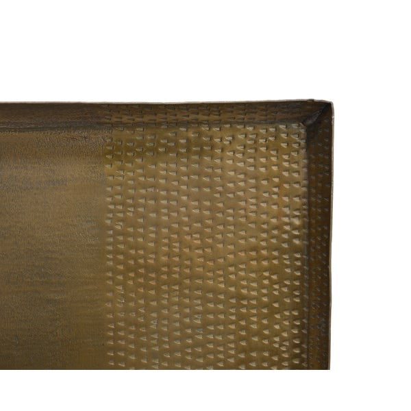 Hammered Plate in Antique Gold