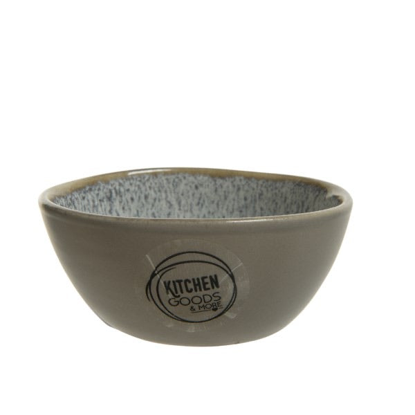 Taupe Stoneware Nibbles Bowl