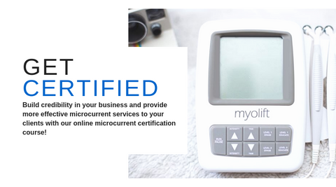 get your microcurrent education and certification online for professional estheticians