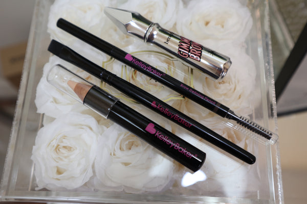 Brow Tools, Pencil, concealer and brow gel - Kelley Baker Brows and Benefit