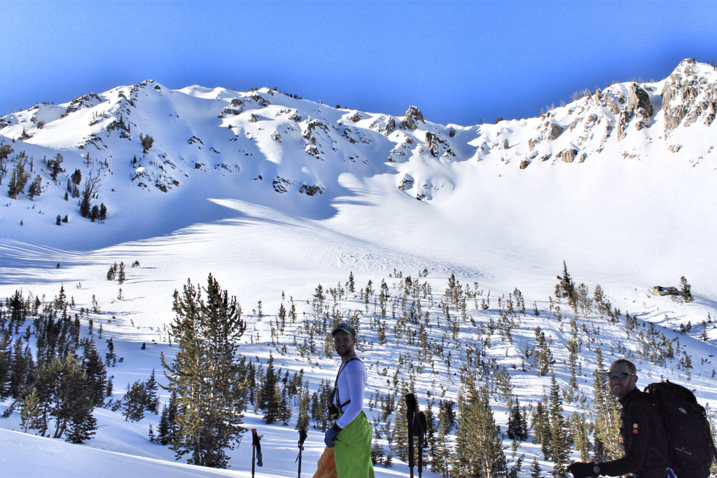 snowboarding in idaho